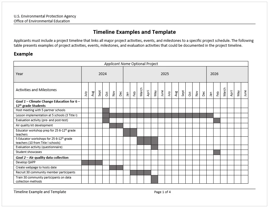Timeline Template 02