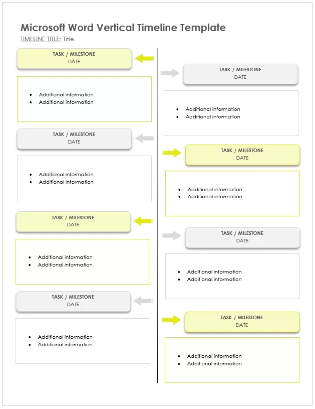 Timeline Template 06
