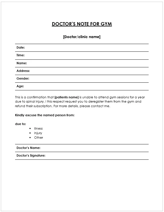 Fake Doctors Note - 01