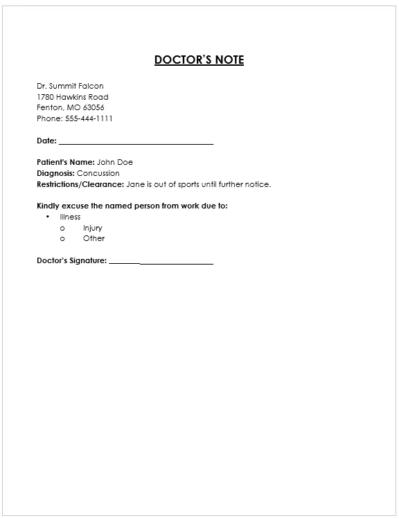 Fake Doctors Note - 07