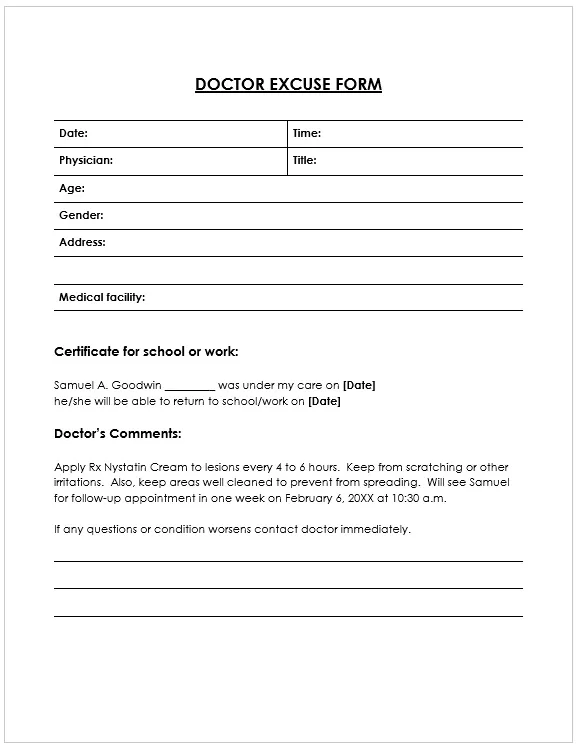 Fake Doctors Note - 11