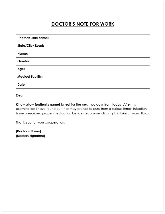 Fake Doctors Note - 14