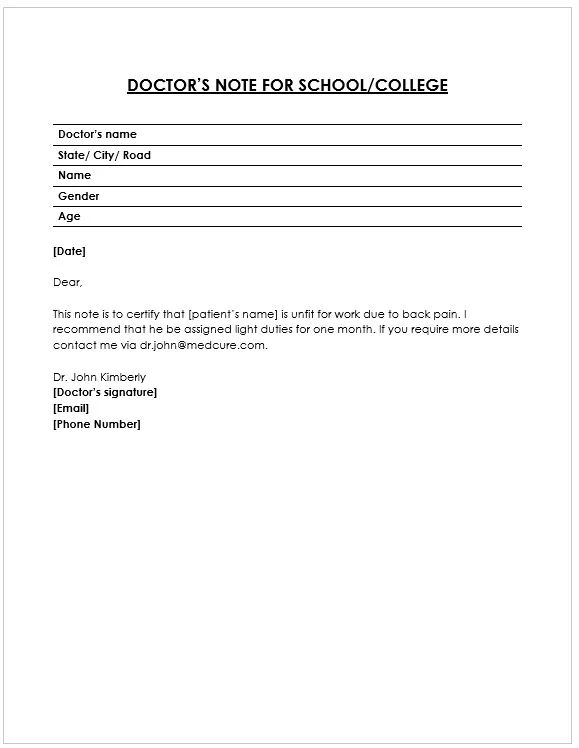 Fake Doctors Note - 23