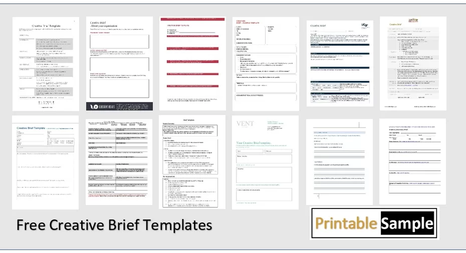 Creative Brief Templates