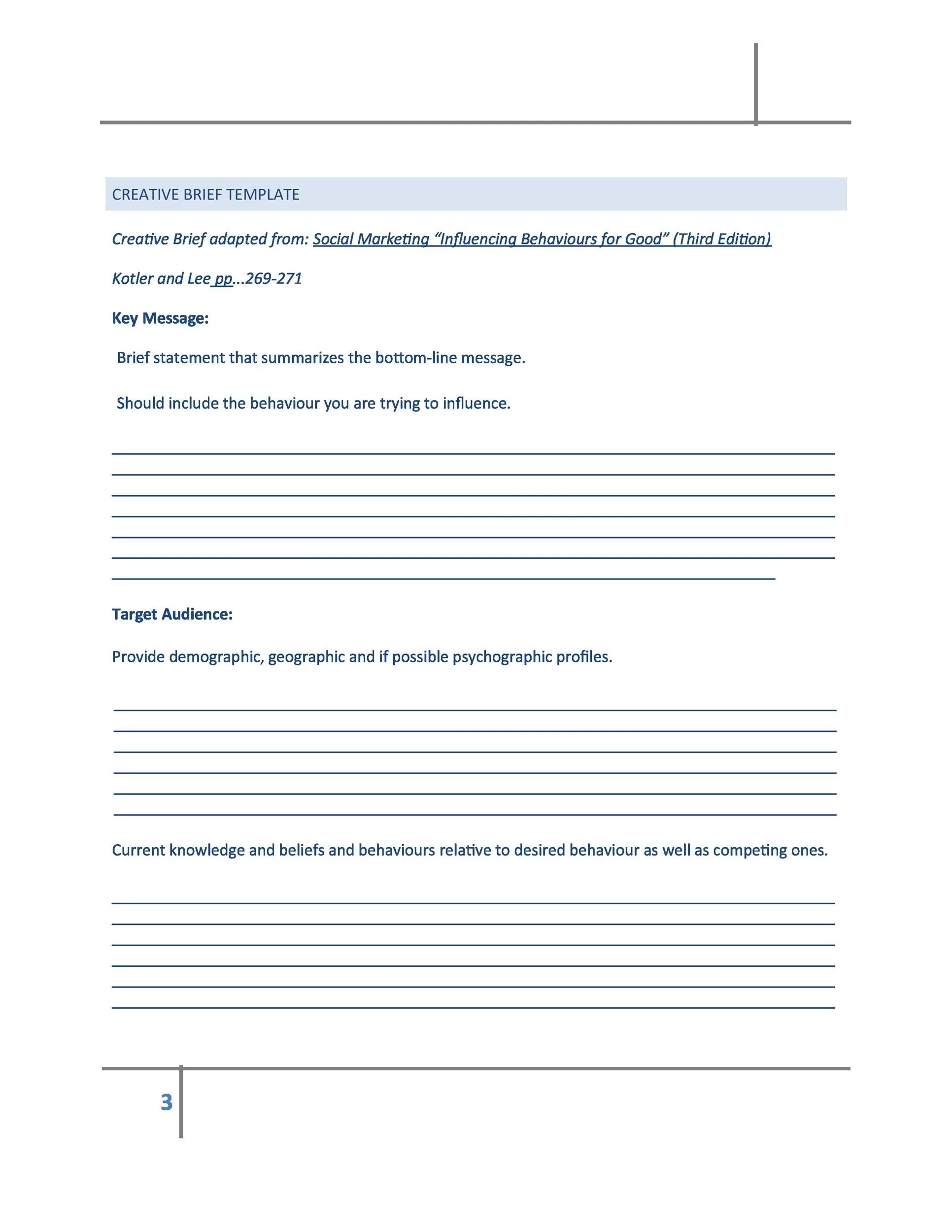 Creative Brief Template 19