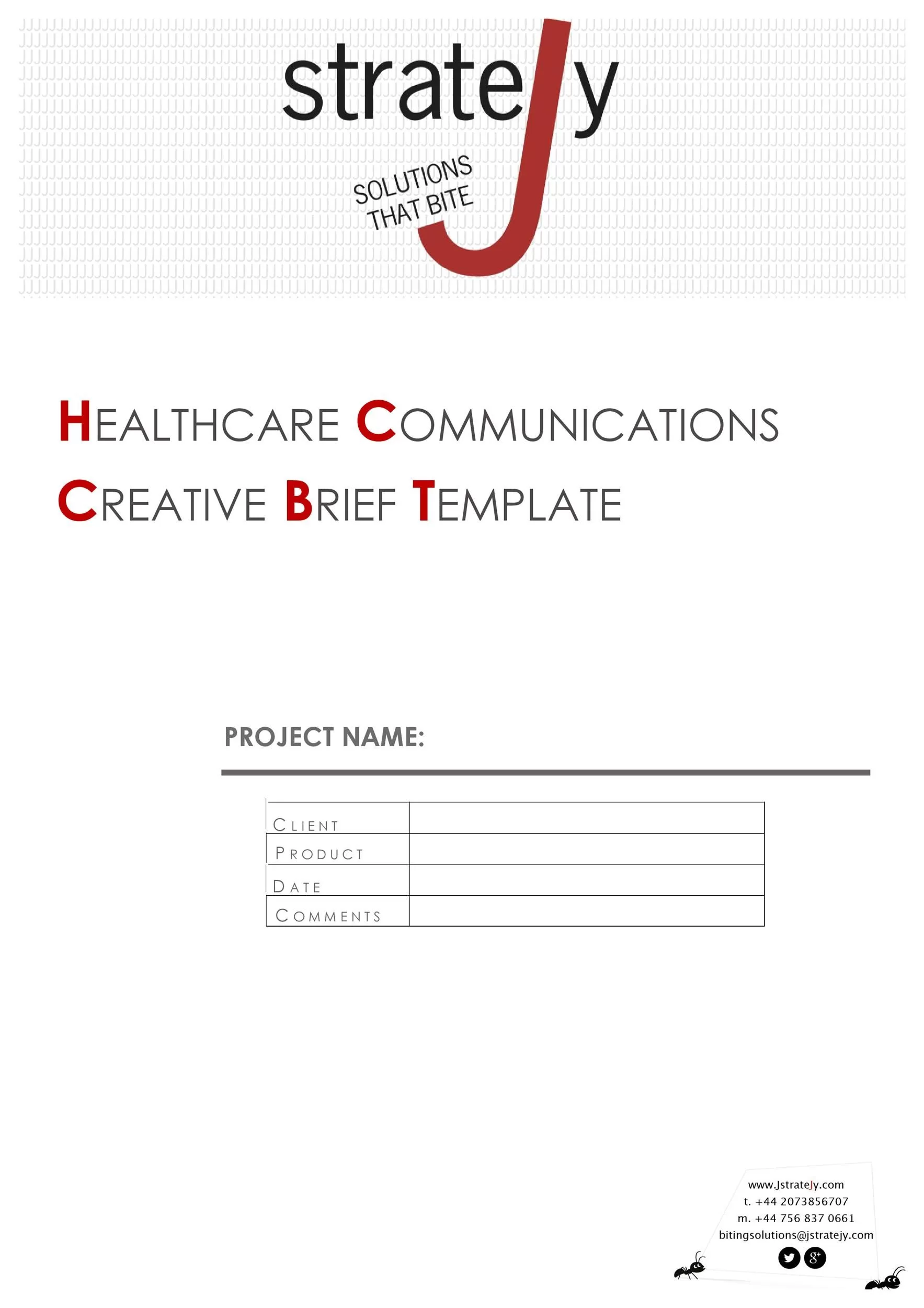 Creative Brief Template 30