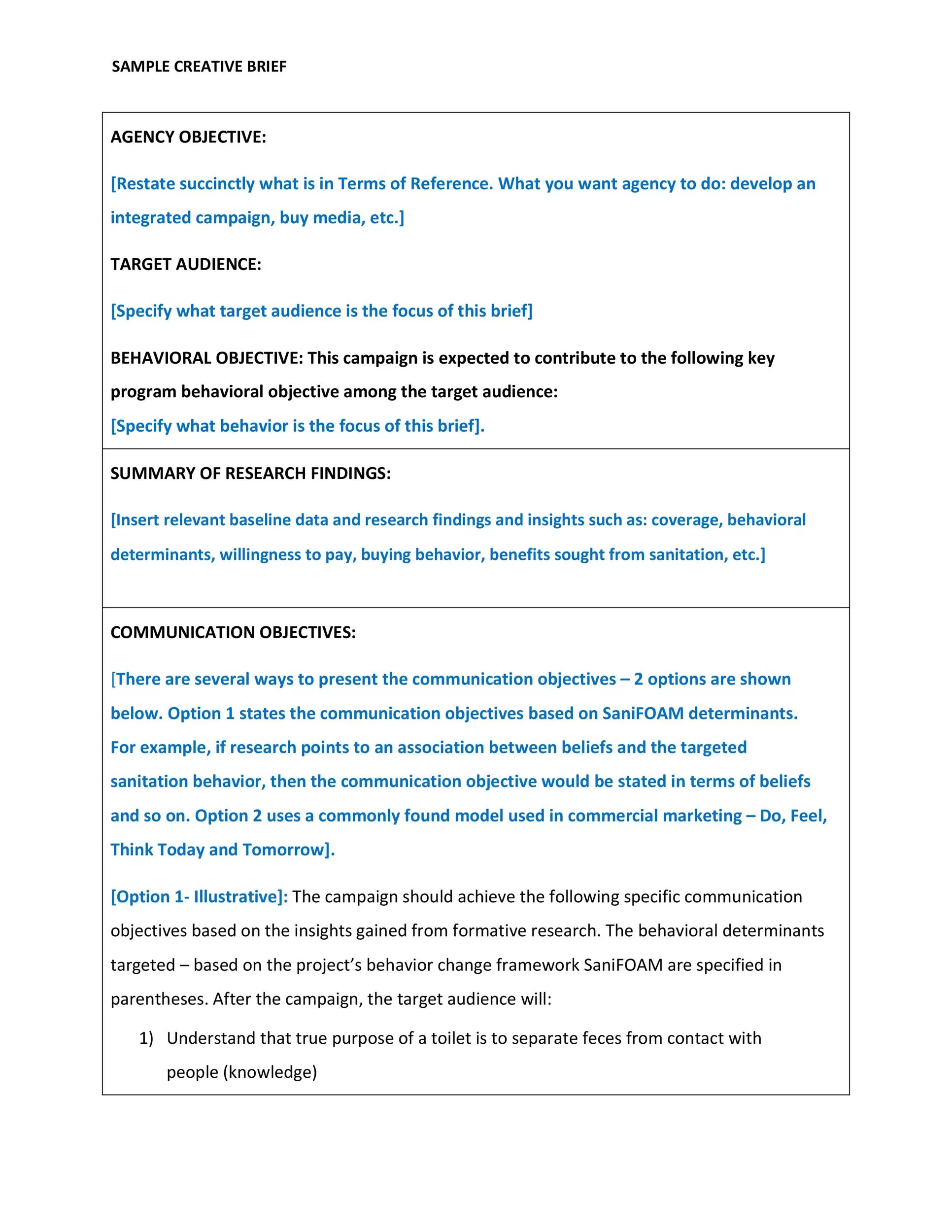 Creative Brief Template 32