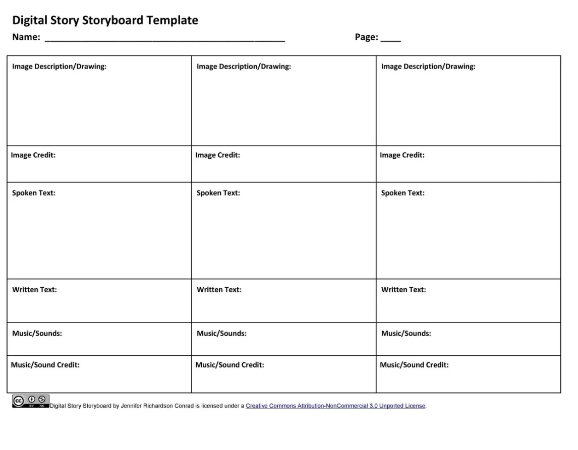 Storyboard Template 13