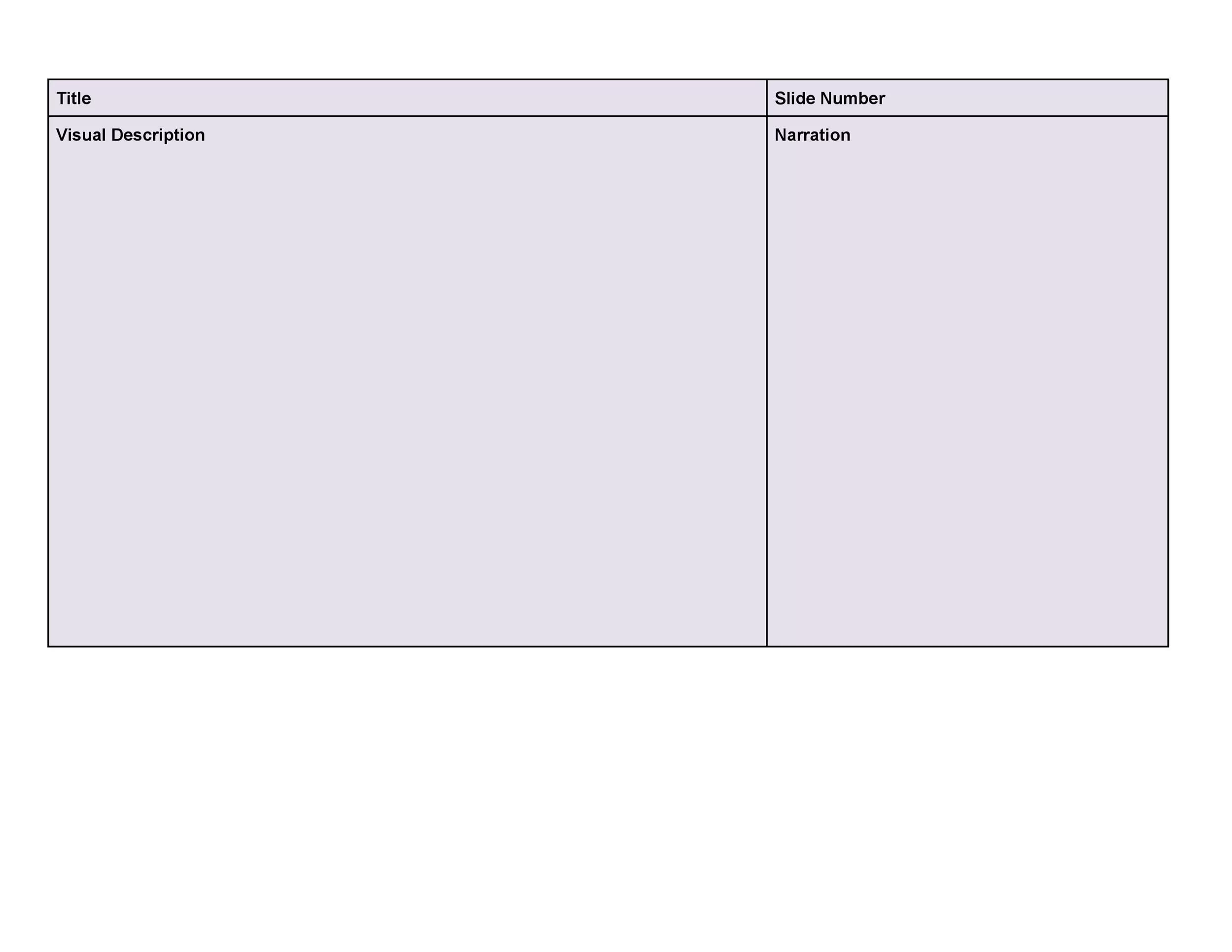Storyboard Template 18