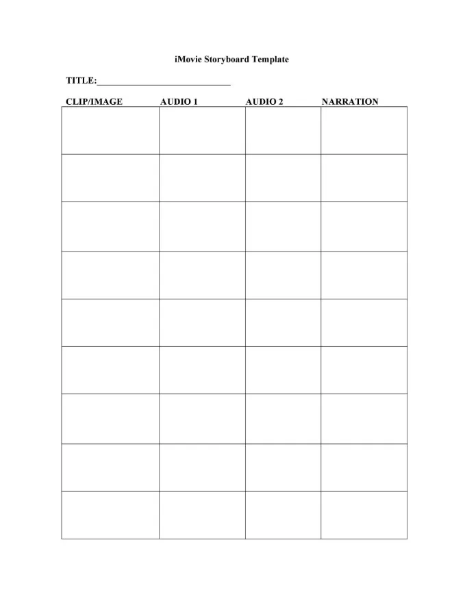 Storyboard Template 20