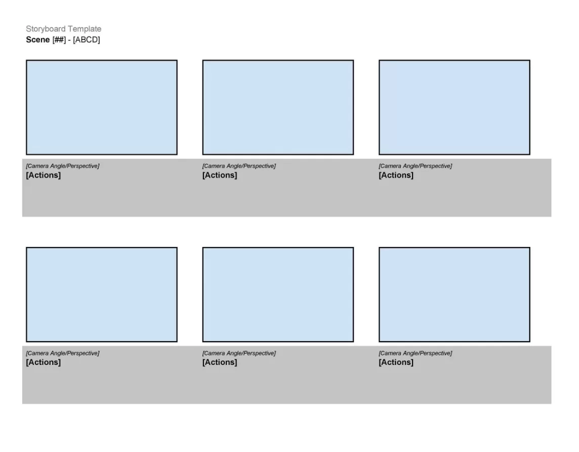 Video Storyboard Template 08