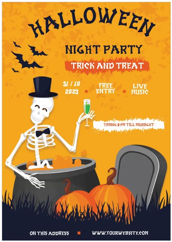 Halloween Flyer Night Party Flyer Template