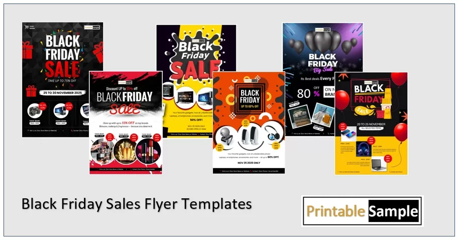 Black Friday Sales Flyer Templates