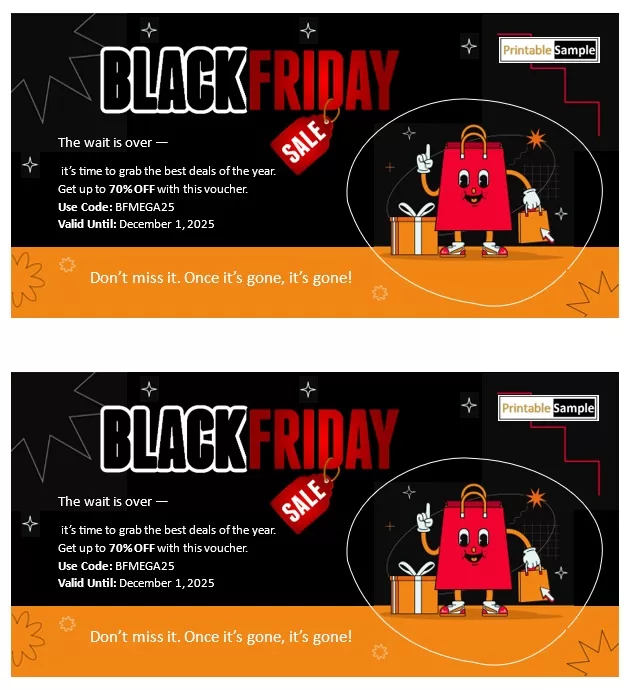 Black Friday deal template