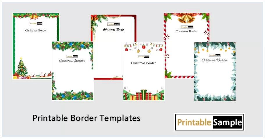Christmas Border Templates