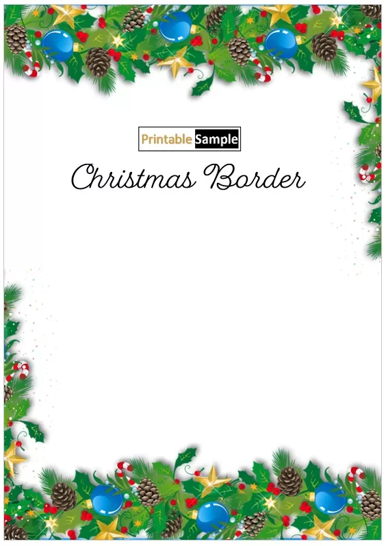 Christmas borders for invitations 