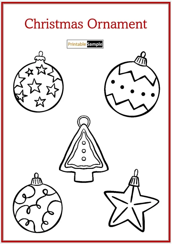 Kids Christmas craft templates