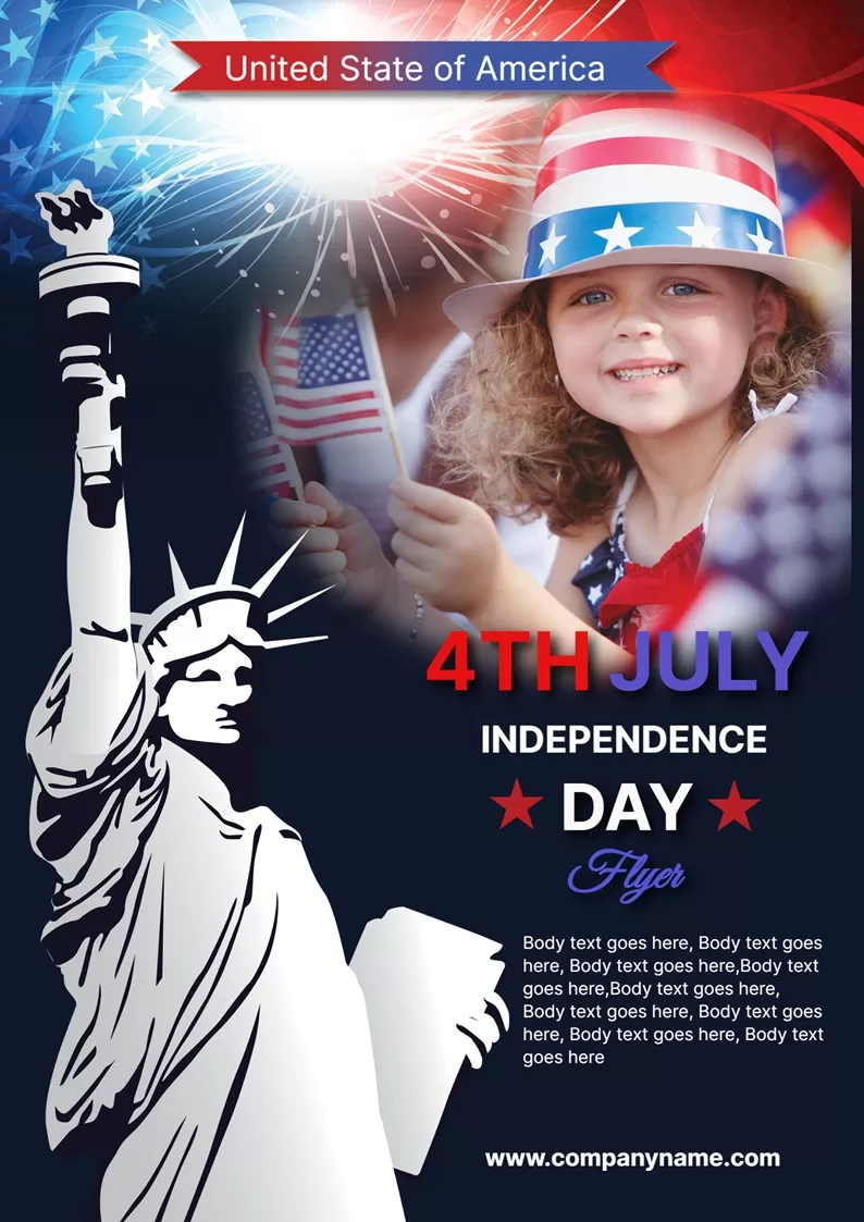 4th July Flyer Design