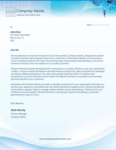 Business Letterhead Design Sample
